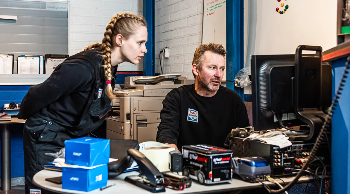 Bekijken computer scherm