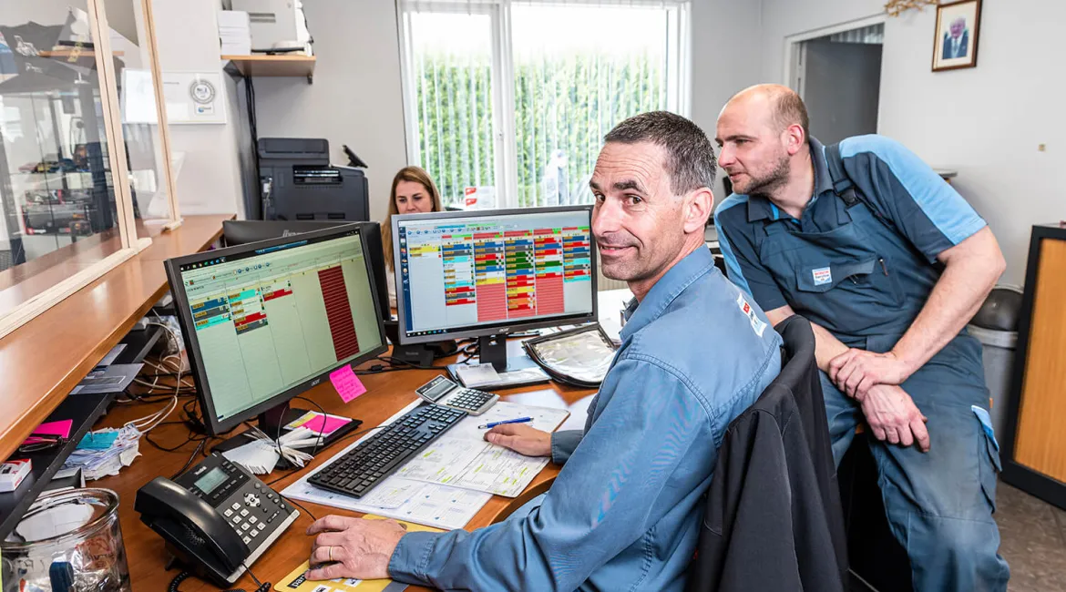 De receptie van Bosch Car Service in Geleen