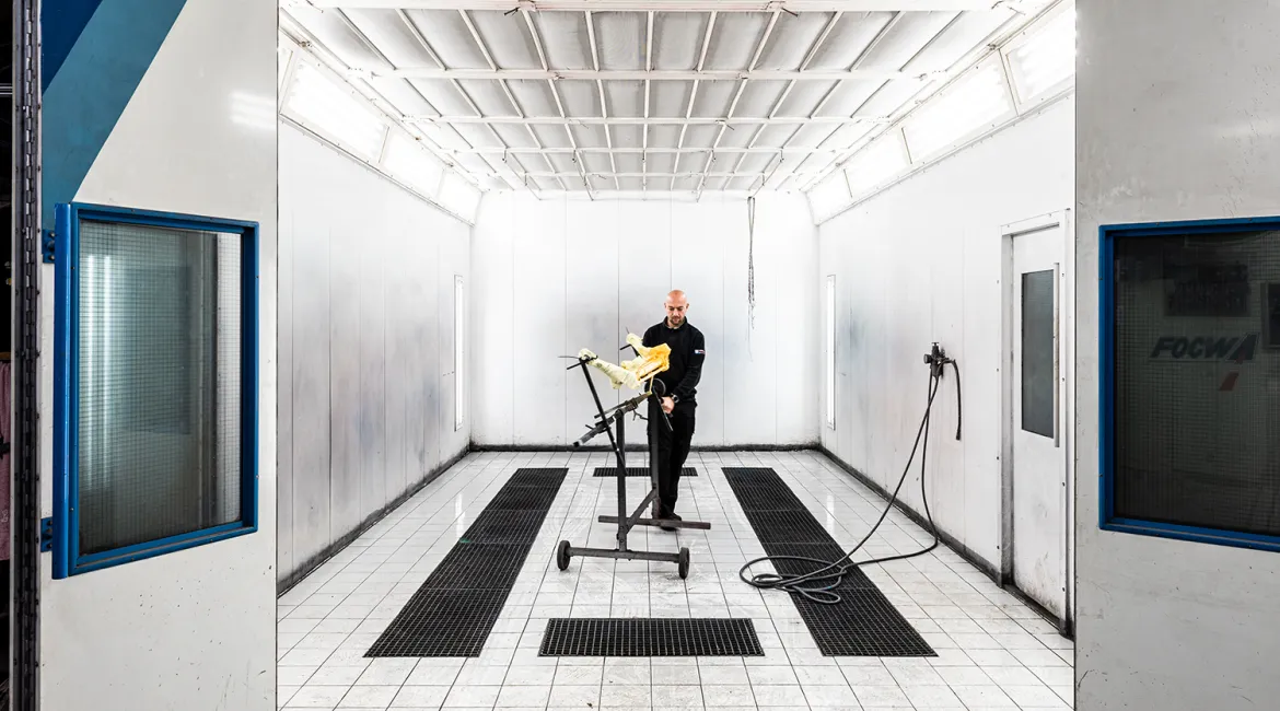 Spuitplek van Bosch Car Service de Westerd