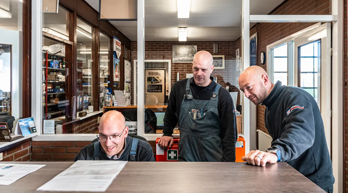 Receptie van Bosch Car Service de Westerd