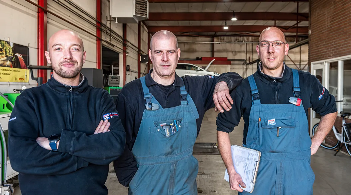 Team van Bosch Car Service de Westerd