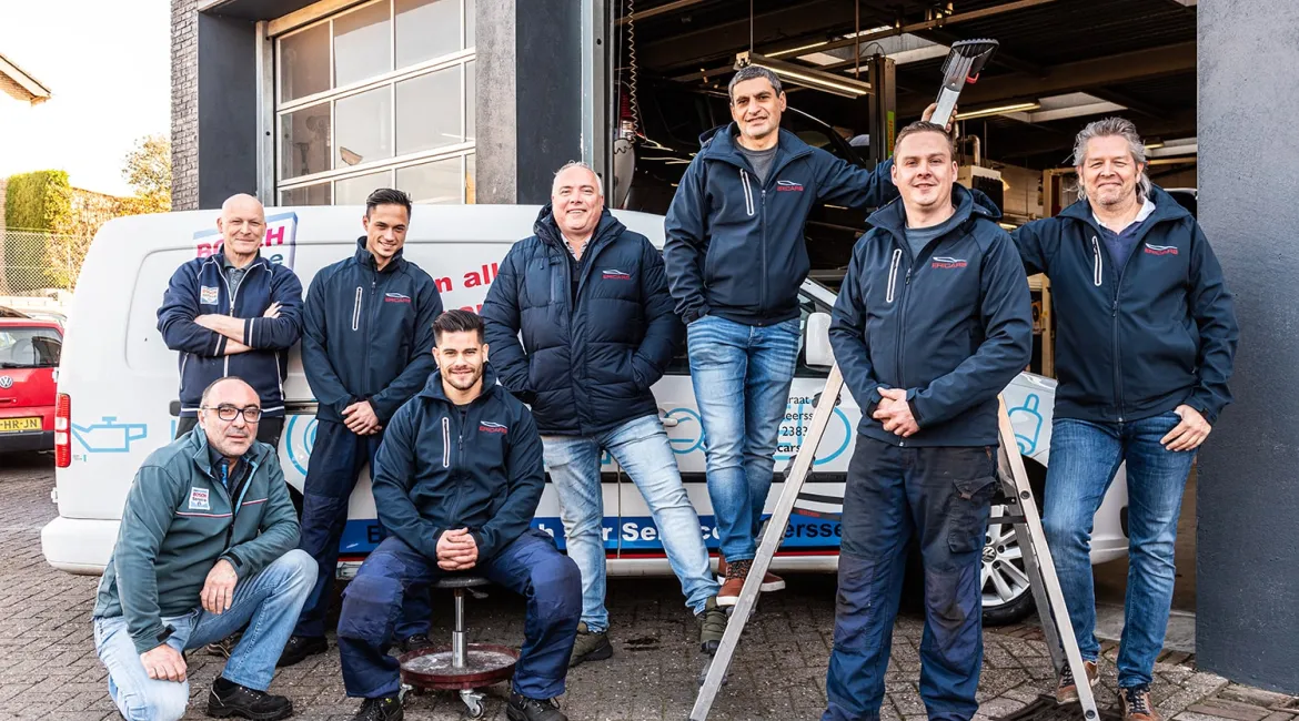 Team van Bosch Car Service Ericars Meerssen