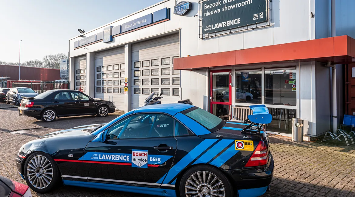 Pand van Bosch Car Service Lawrence in Beek