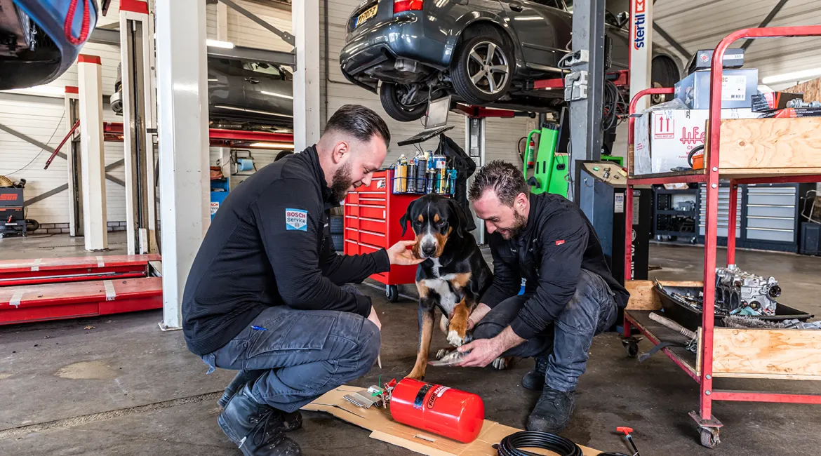 Monteurs van Bosch Car Service Lawrence in Beek
