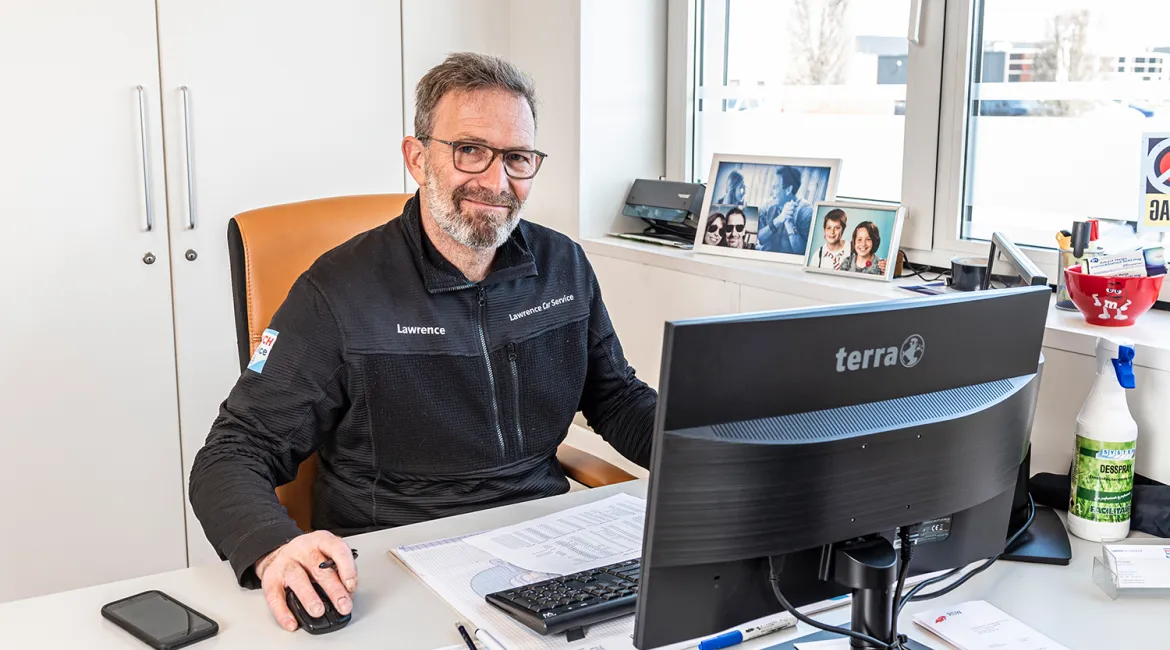 Receptie van Bosch Car Service Lawrence in Beek