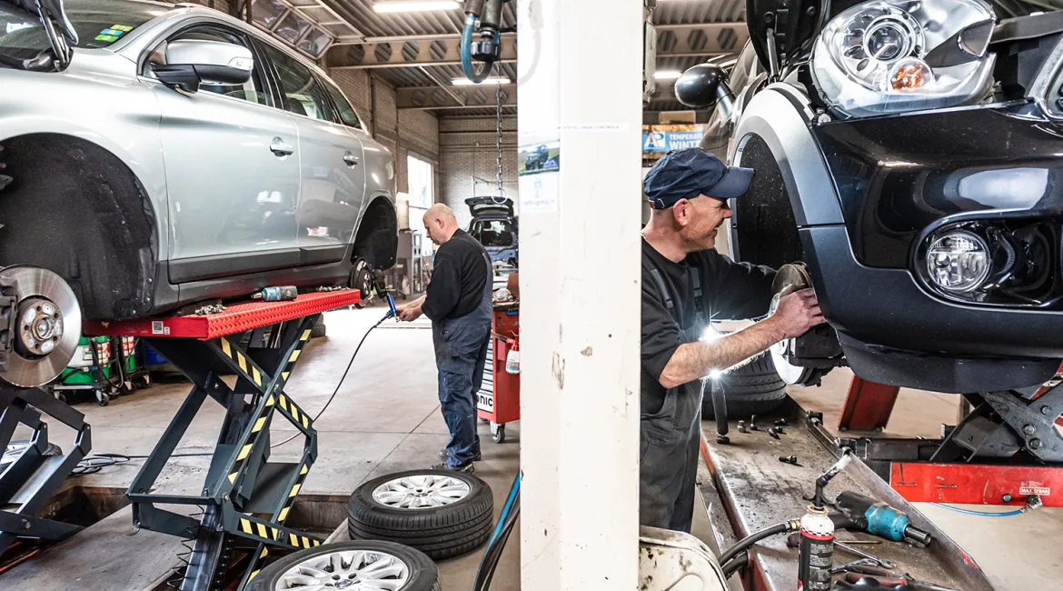 de werkplaats van Bosch Car Service Oprins in Breda