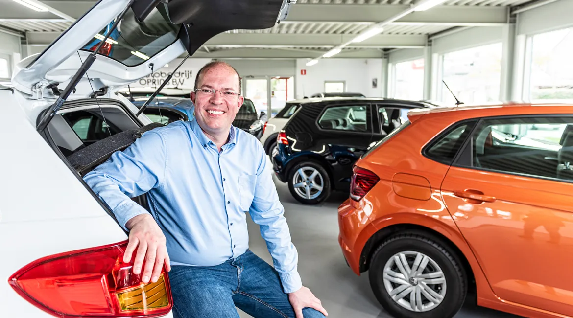de showroom van Bosch Car Service Oprins in Breda