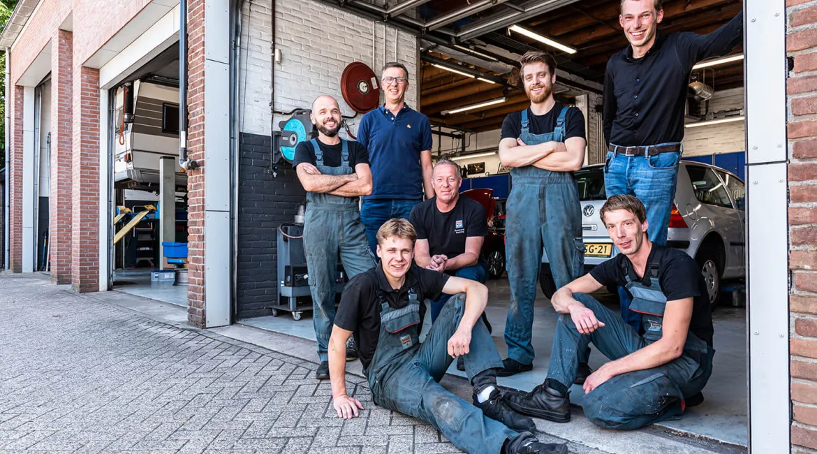 Het team van Bosch Car Service Slootweg in Amersfoort