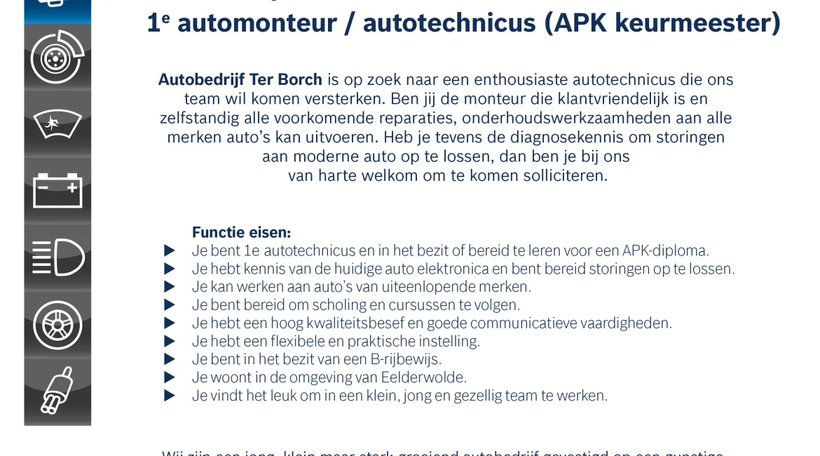 Vacature