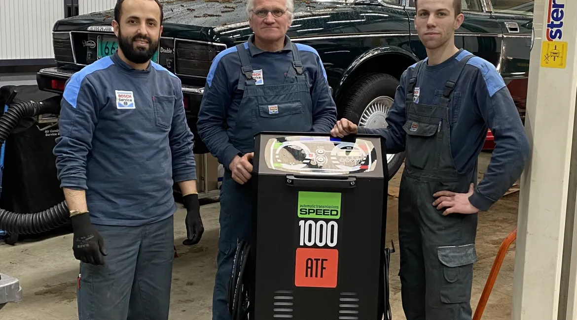 Sinds kort in het bezit van een Speed1000 automatenbak spoelmachine!