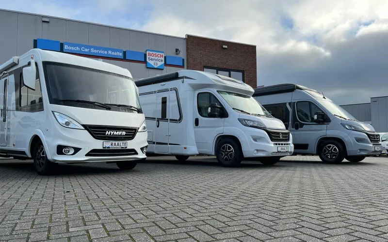 Campers bij BCS Raalte