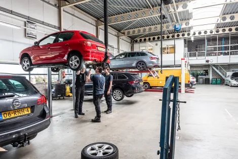 Reparatie in de werkplaats